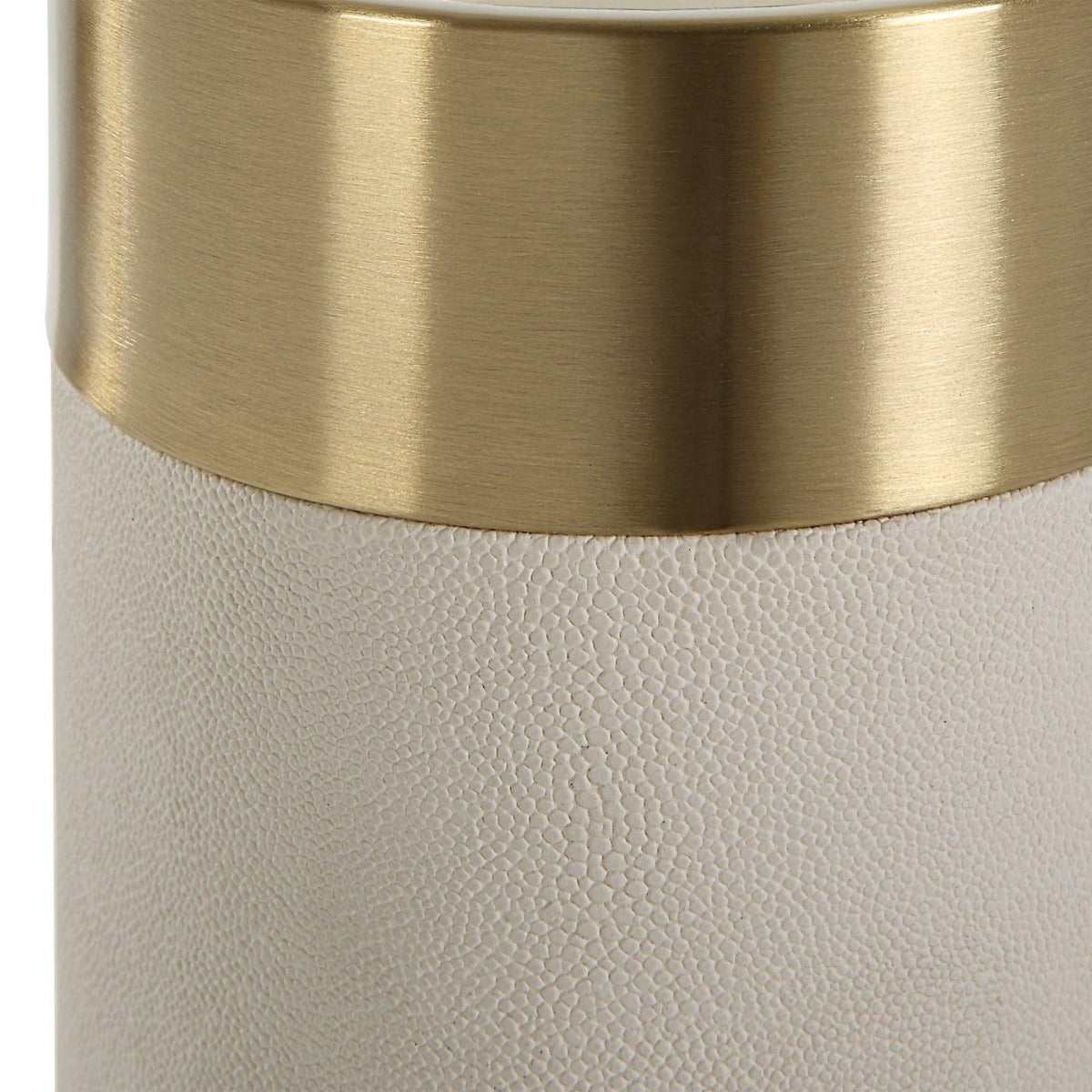 Wessex White Pillar Candleholders - Set of 2 by Uttermost