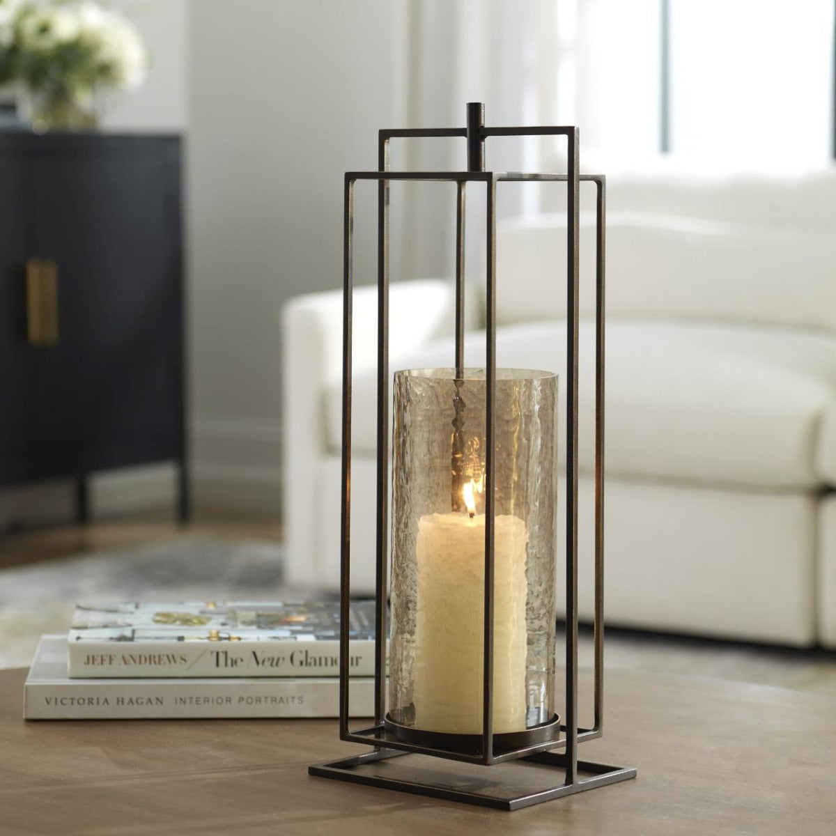 Wenman Bronze Candleholder by Uttermost