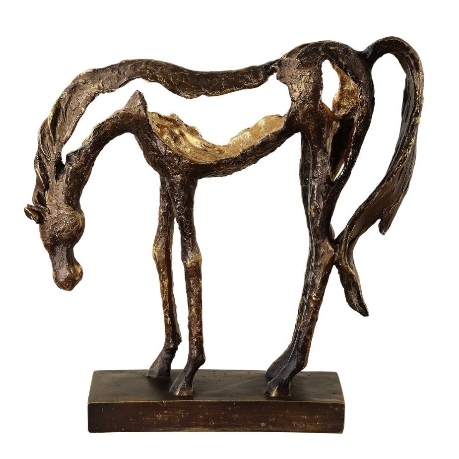 Openly Grazing Horse Sculpture by Uttermost