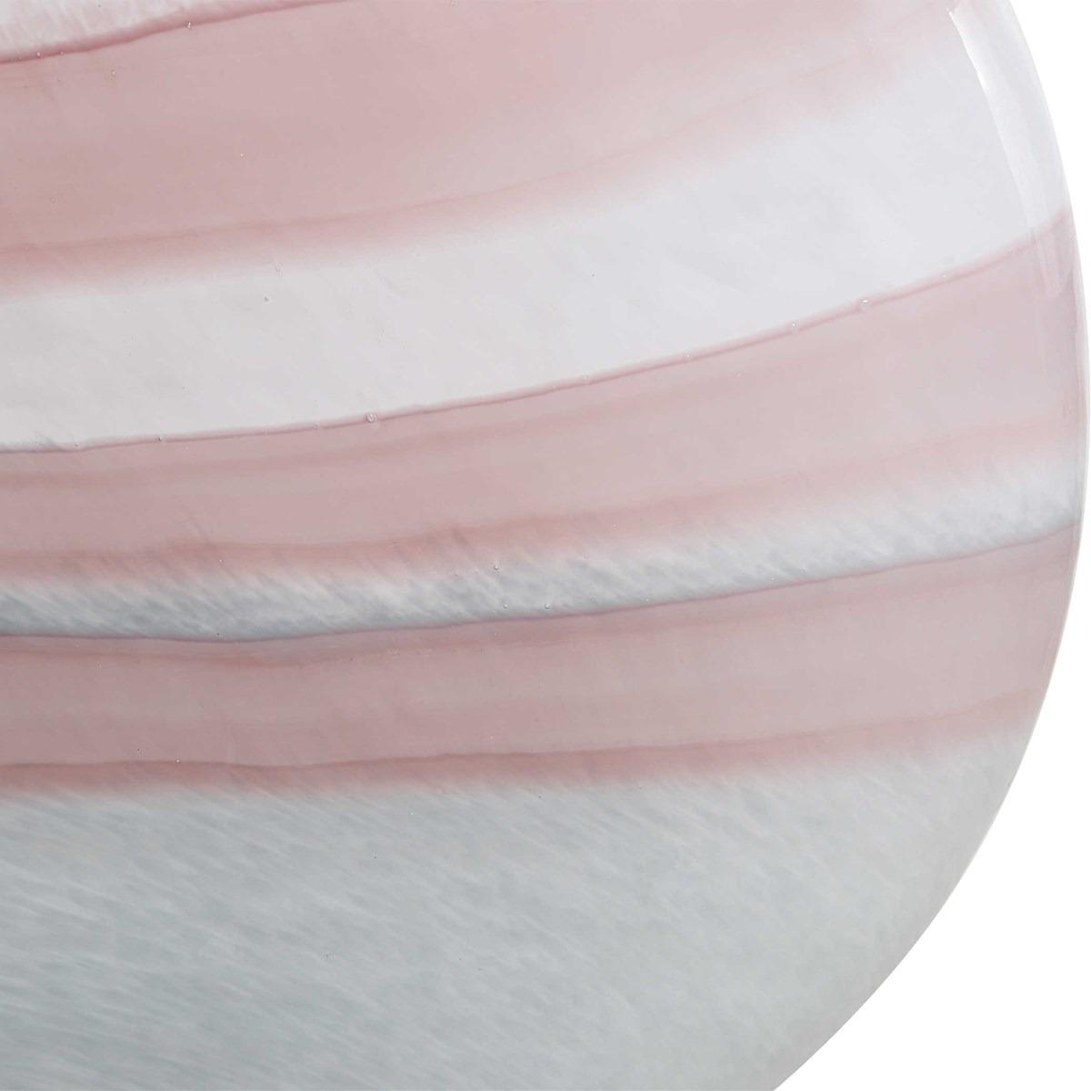 Blush Swirl Glass Vases - Set of 2 by Uttermost