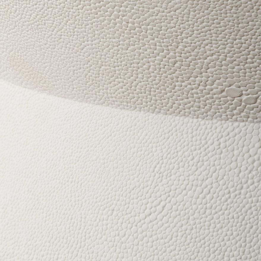 Luxe White Shagreen Round Box by Uttermost