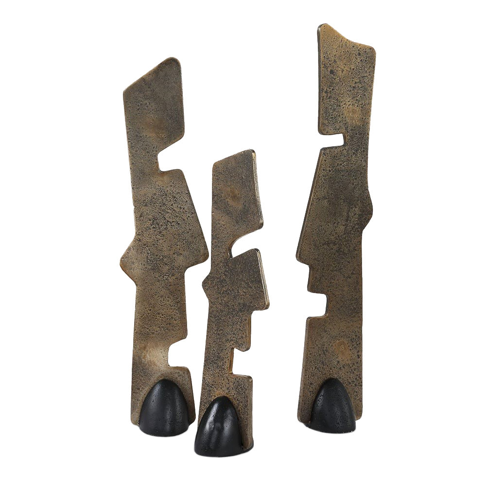 Geometric Echoes Sculptures Set of 3 by Uttermost