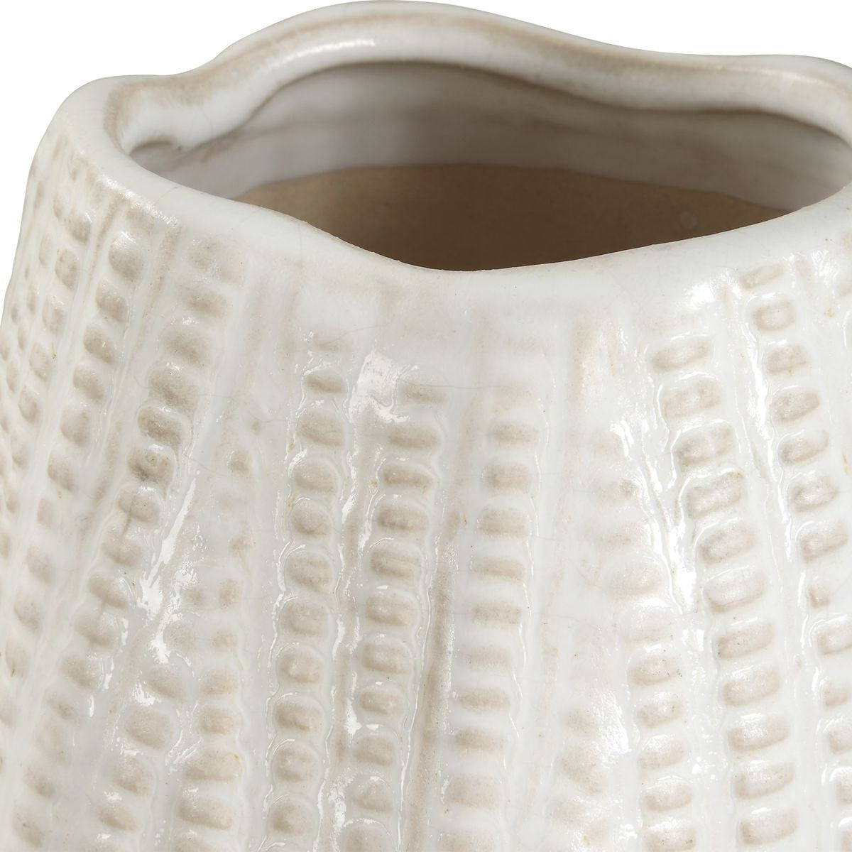 Echo Ridge White Vases Set of 2 by Uttermost