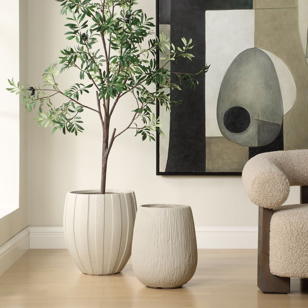 Ridgehaven Textured Outdoor Planter by Uttermost