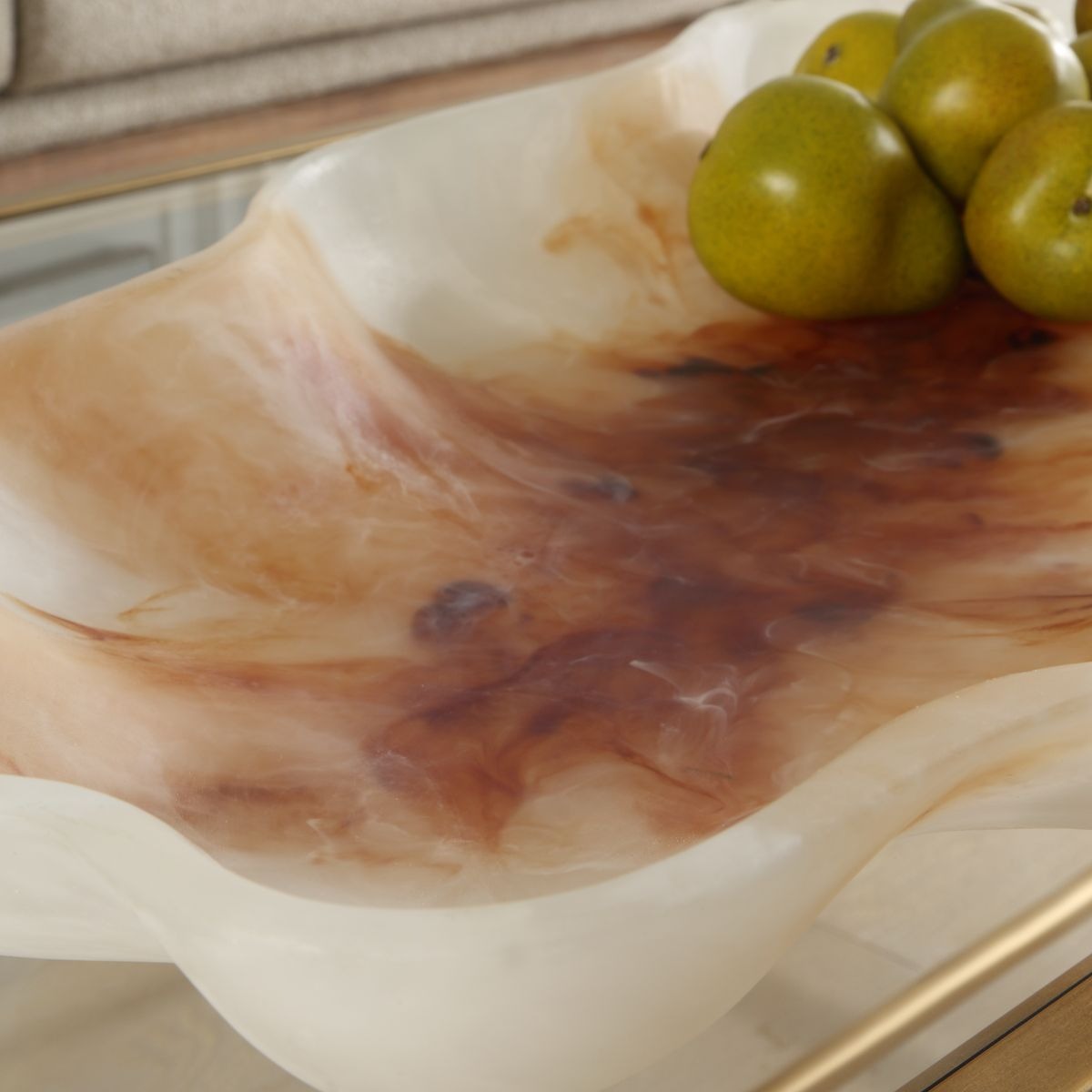 Organic Elegance Wavy Oval Bowl by Uttermost