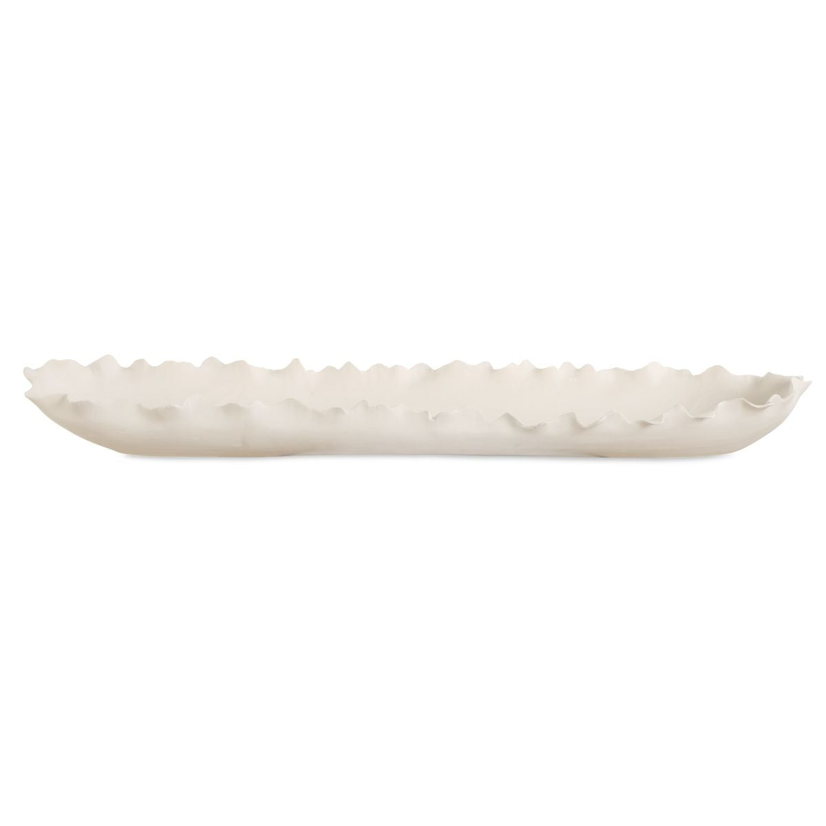 Ripple Crest White Bowl by Uttermost
