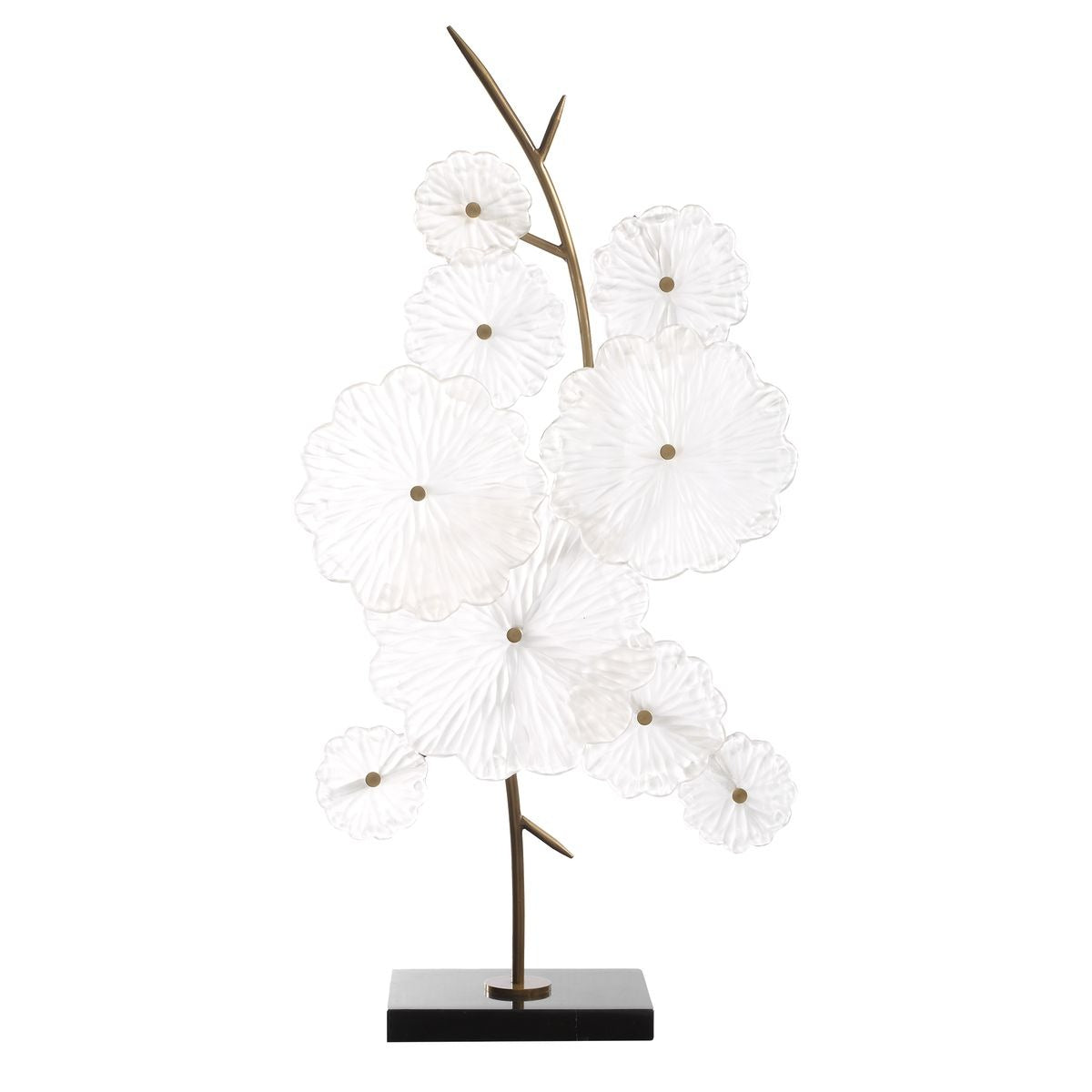 Glass Garden Table Sculpture by Uttermost