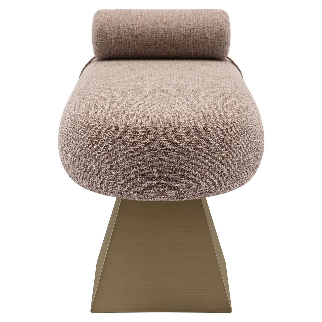 Alexander Jones Brown Tweed Bench Seat by Richmond Interiors