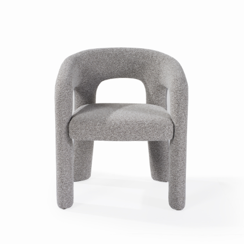 Jace Grey Boucle Dining Chair by Tommy Franks