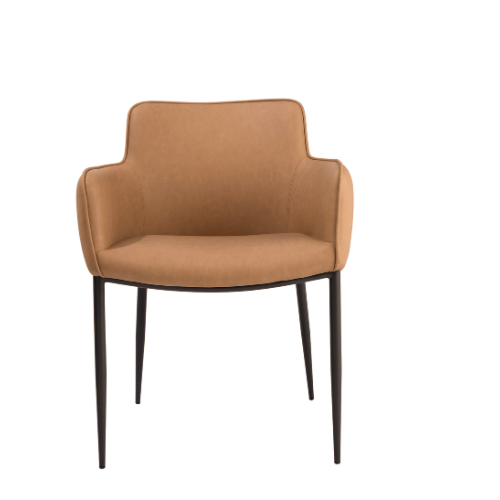 Kim Cognac Dining Chair by Tommy Franks