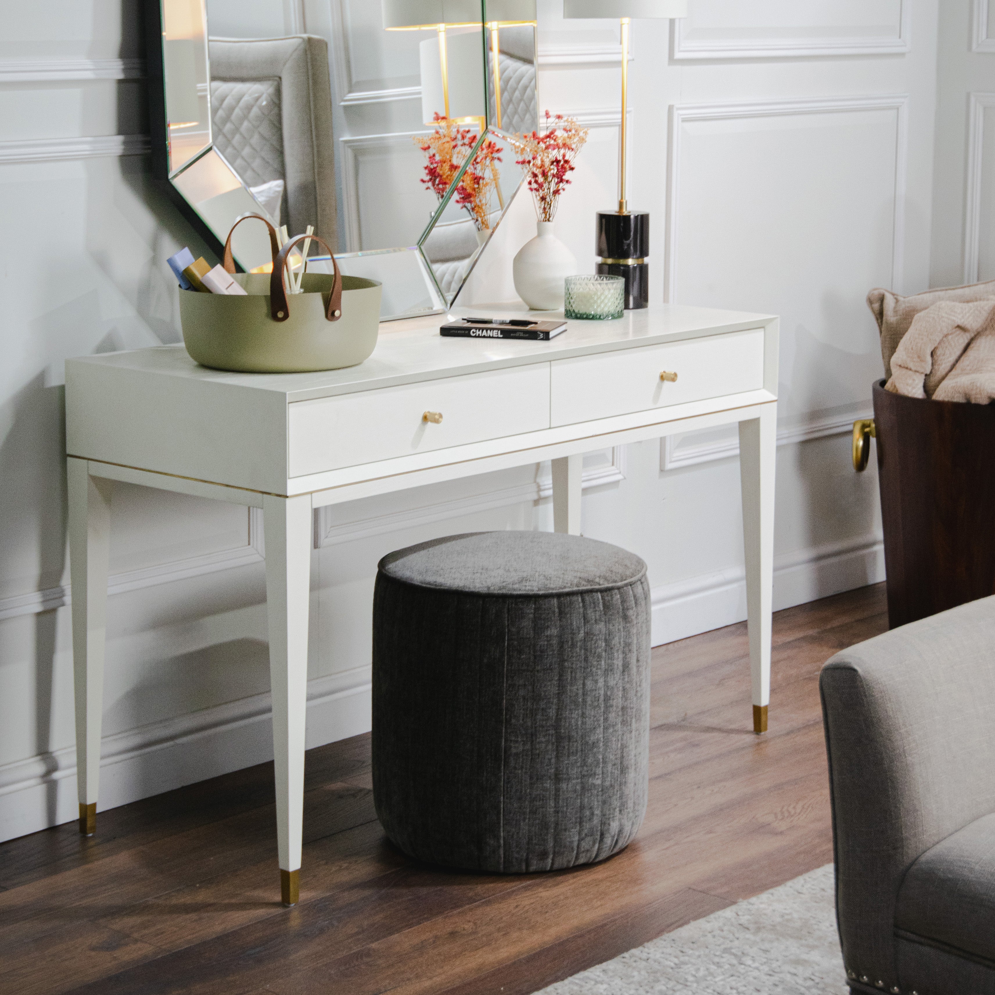 Bayeux White Dressing Table by RV Astley