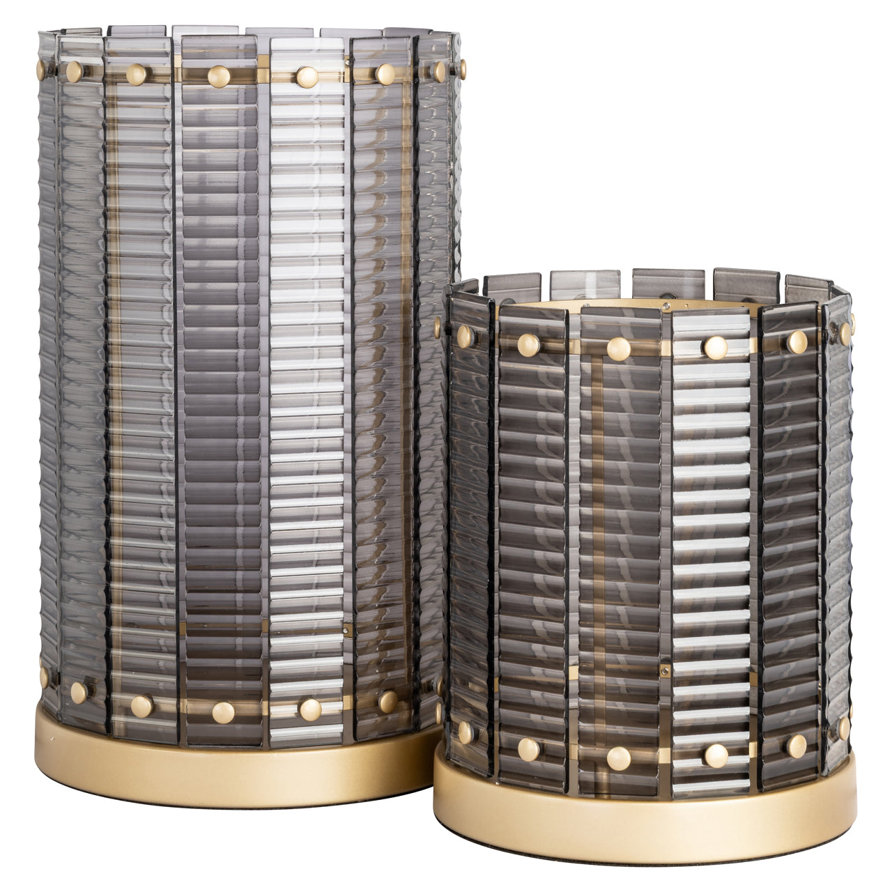 Hurricane light Daylin smoke large by Richmond Interiors