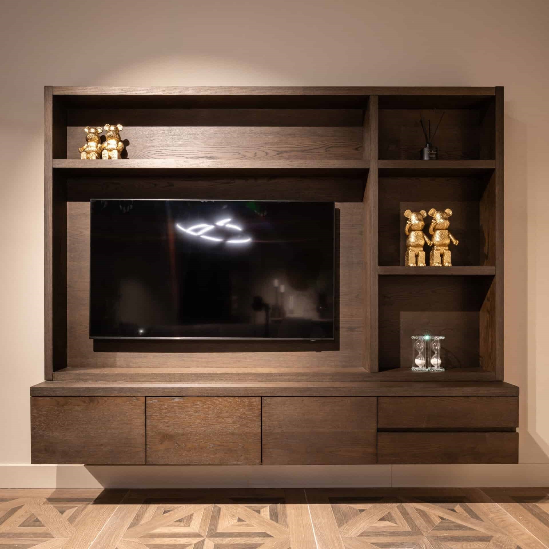 Lachance Brown 3-doors 2-drawers TV Media Wall Cabinet by Richmond Interiors