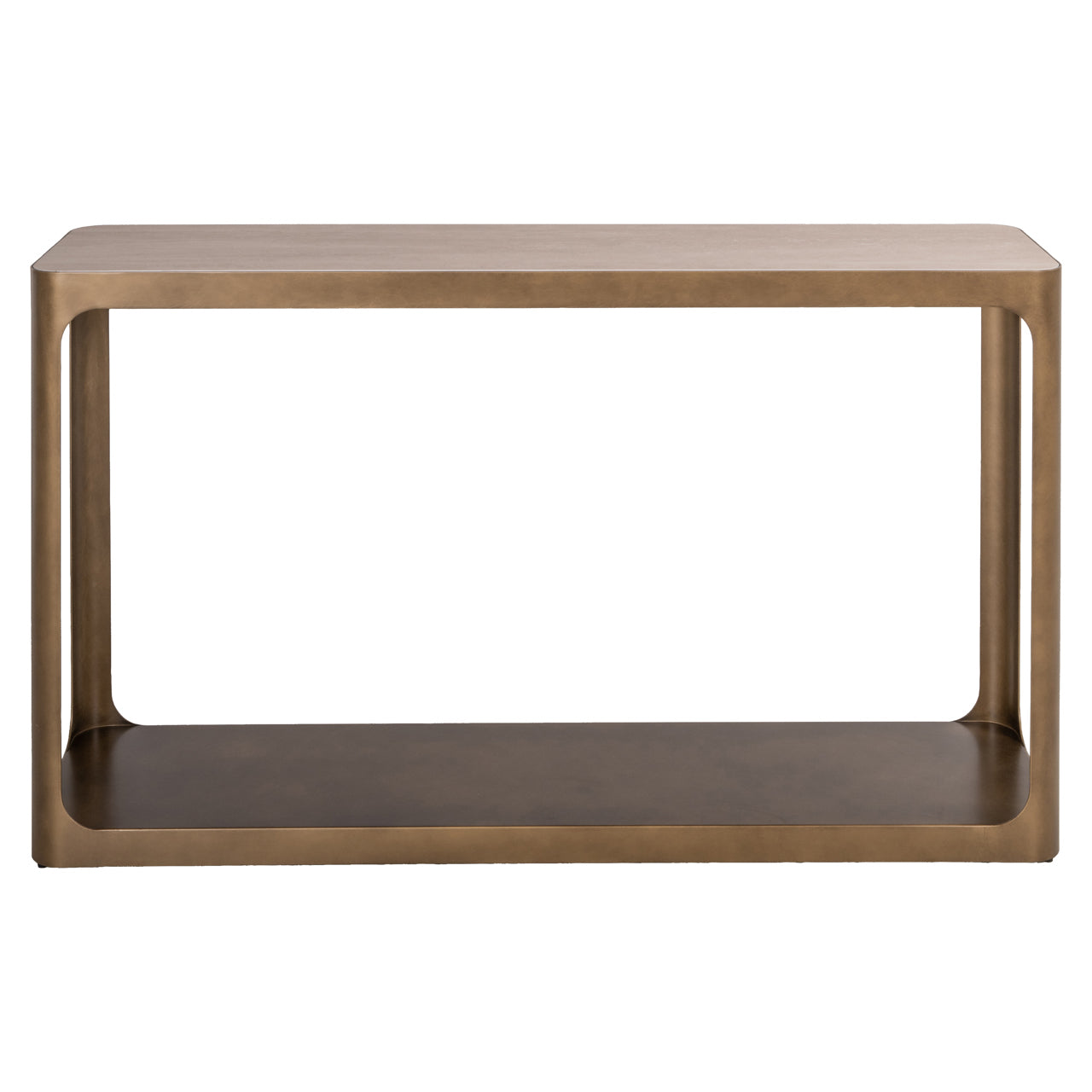 Claridge Beige Ceramic Top Console Table by Richmond Interiors