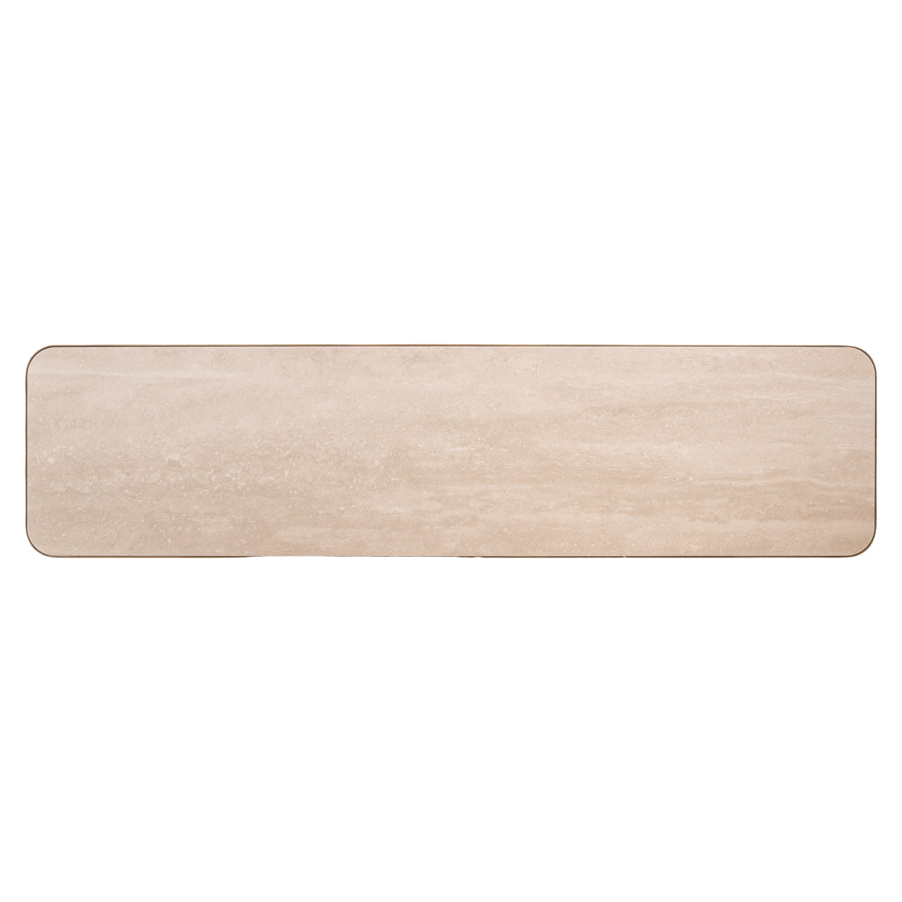 Claridge Beige Ceramic Top Console Table by Richmond Interiors