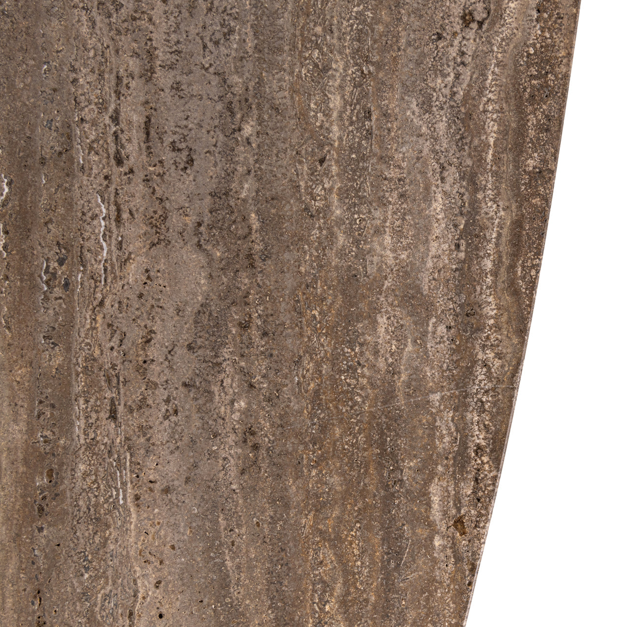 Russo Ash Brown & Travertine Oval Dining Table - 235cm by Richmond Interiors