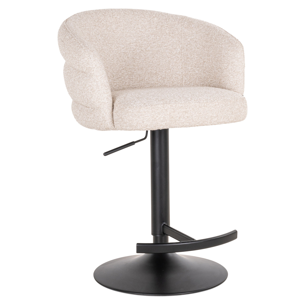 Nikki Biscotti Swivel Bar Stool by Richmond Interiors