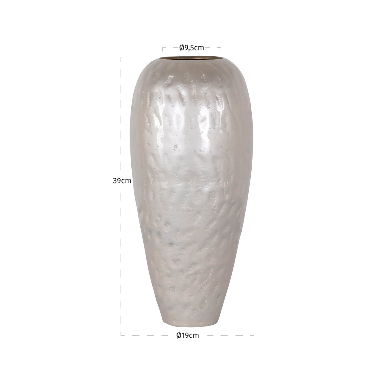 Vase Jildou white by Richmond Interiors
