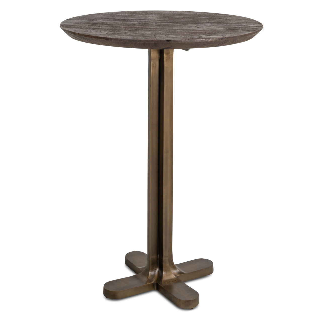 Revelin Dark Brown Bar Table - 80cm by Richmond Interiors
