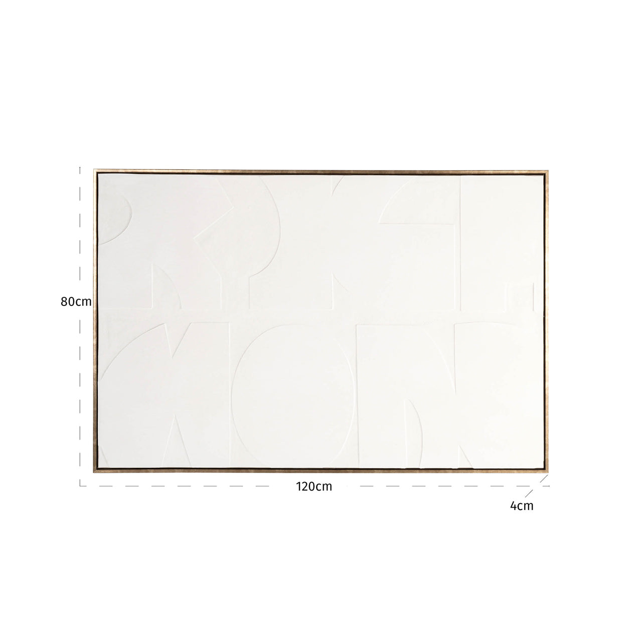 Decadence White Wall Art by Richmond Interiors