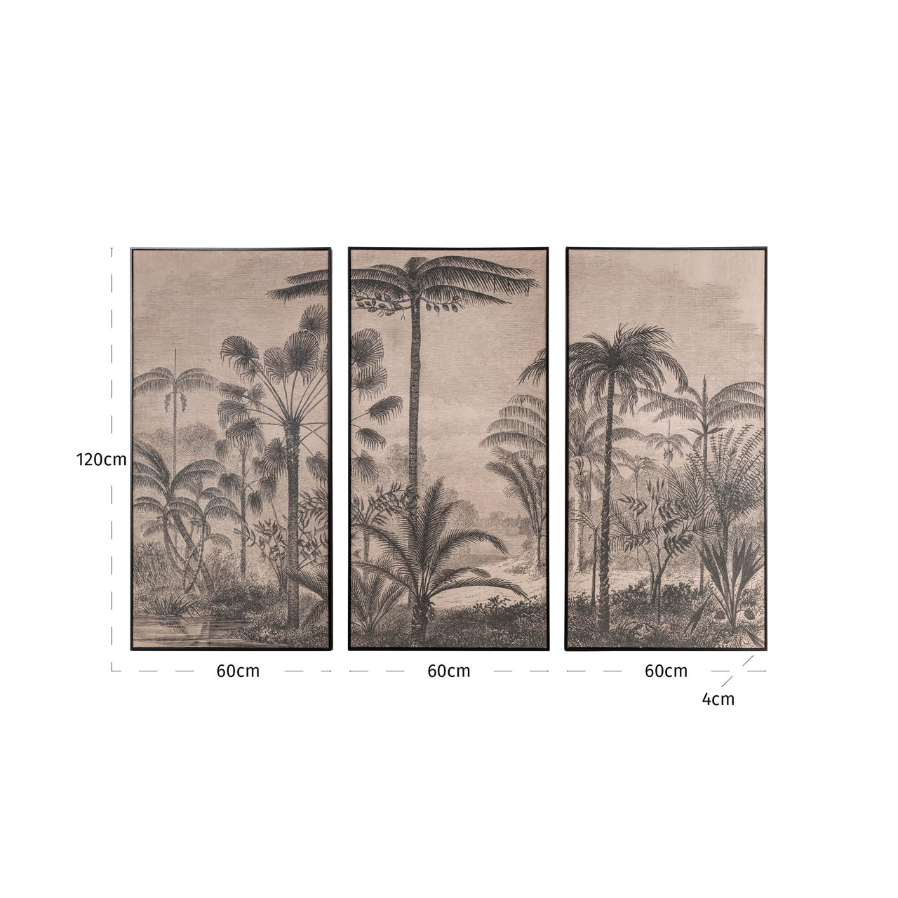 Rhapsody Brown Wall Art (Set of 3) by Richmond Interiors