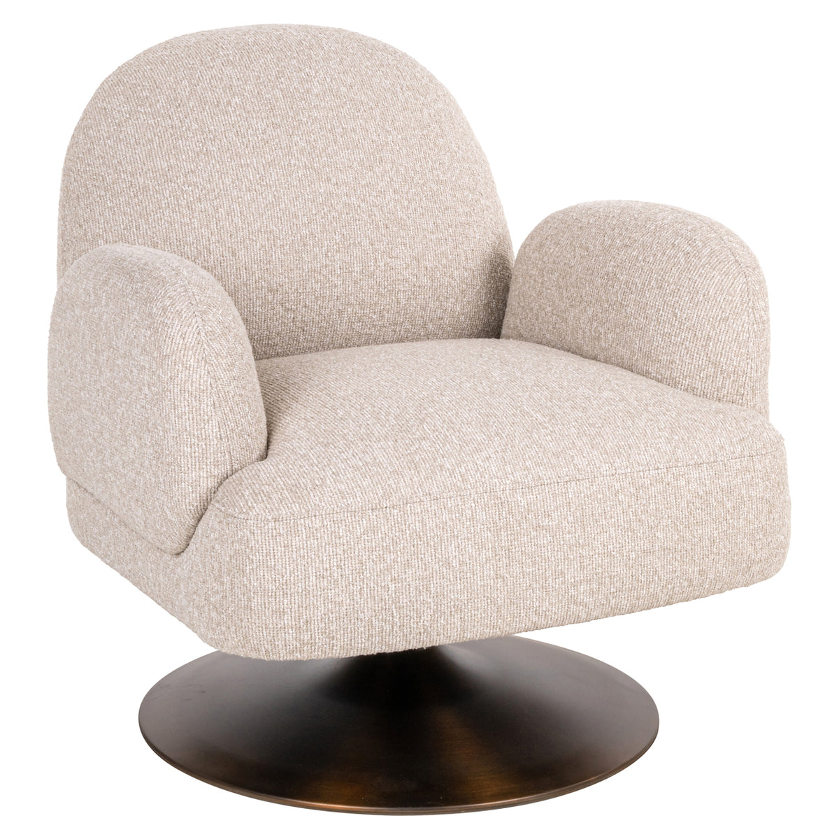 Lounge chair Kagney biscotti swivel by Richmond Interiors