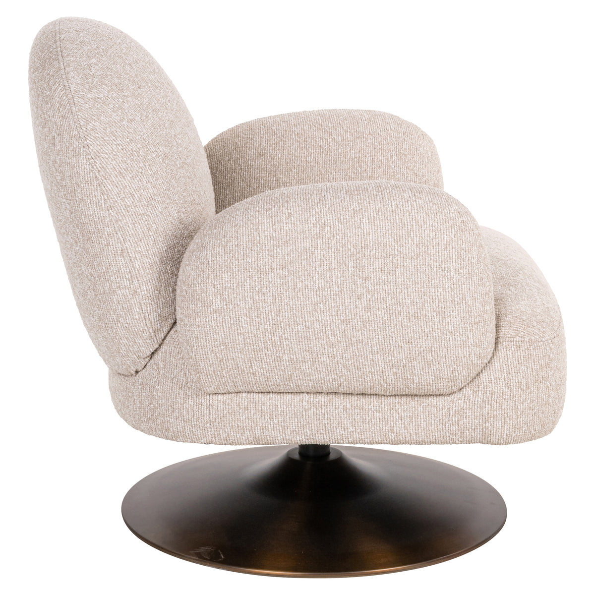 Lounge chair Kagney biscotti swivel by Richmond Interiors