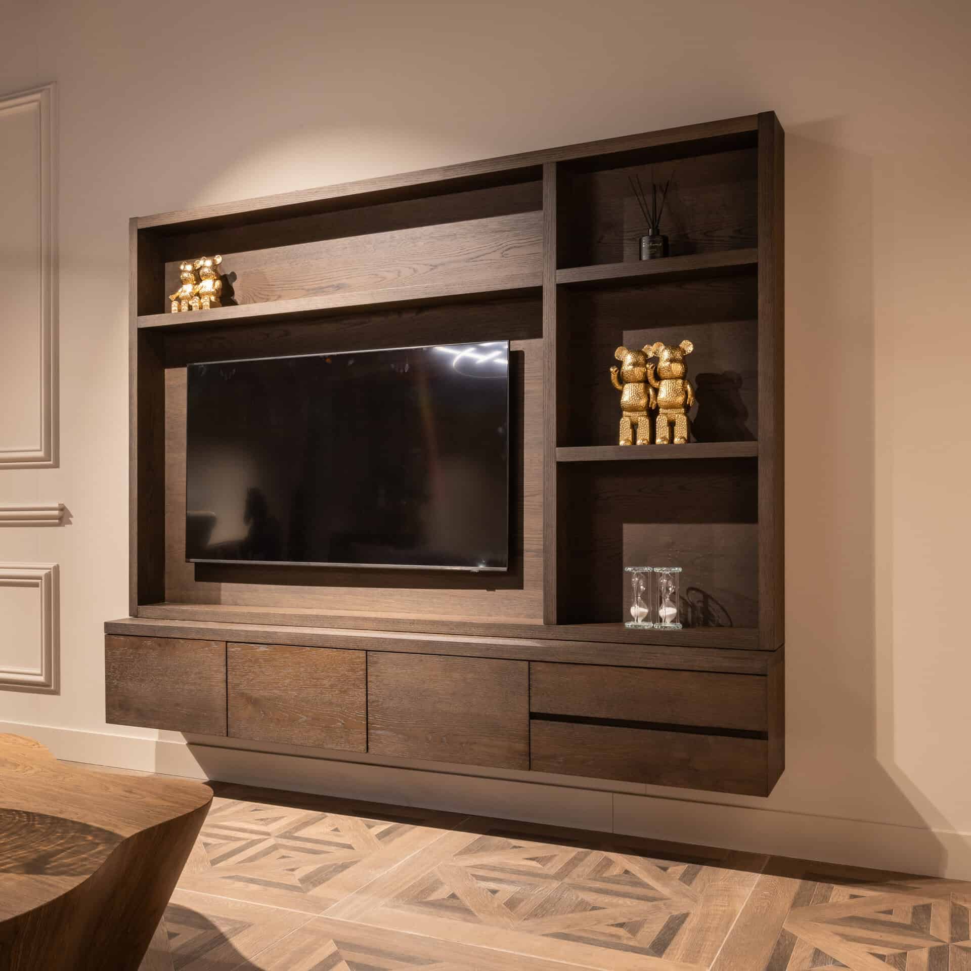 Lachance Brown 3-doors 2-drawers TV Media Wall Cabinet by Richmond Interiors