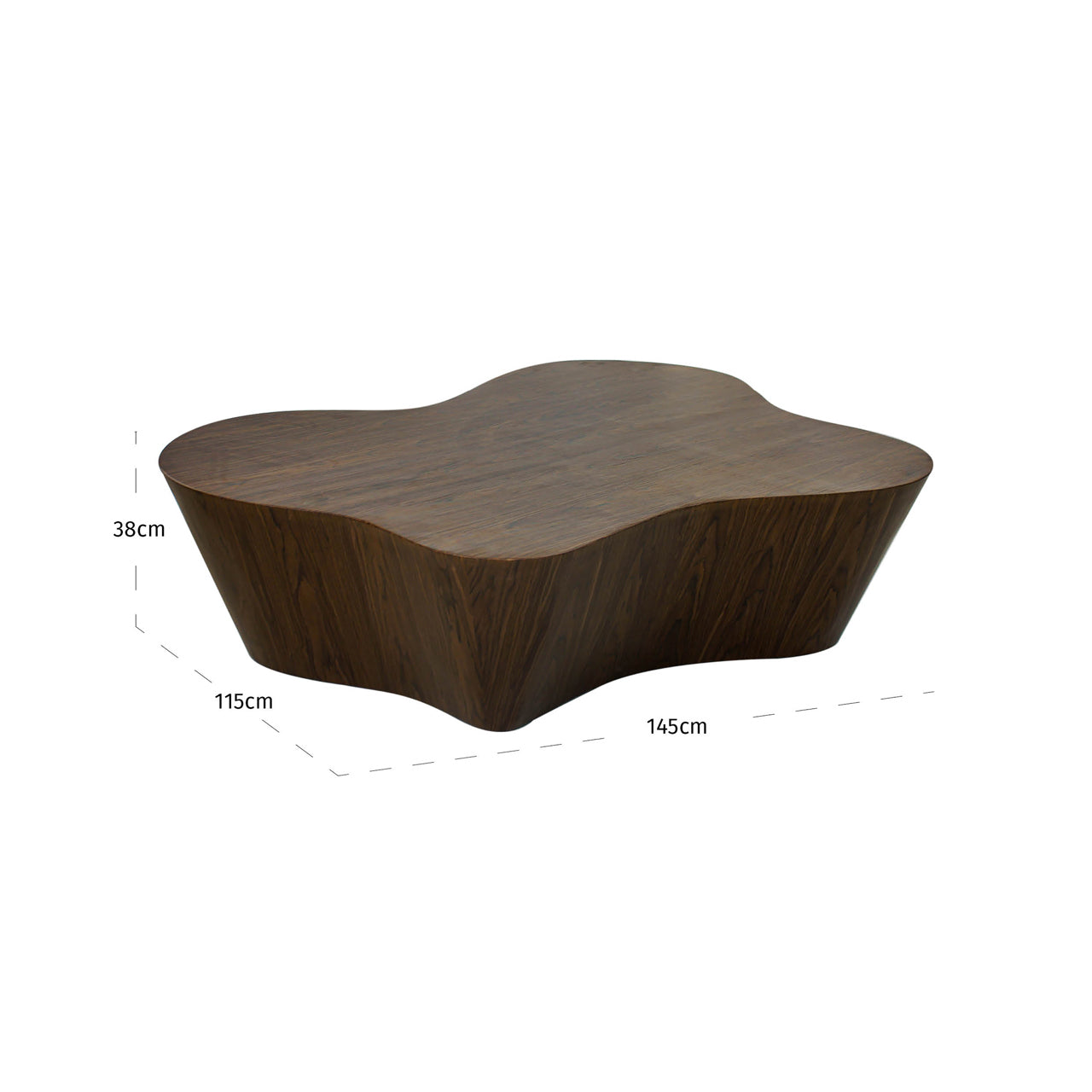 Coffee table Quintino walnut by Richmond Interiors
