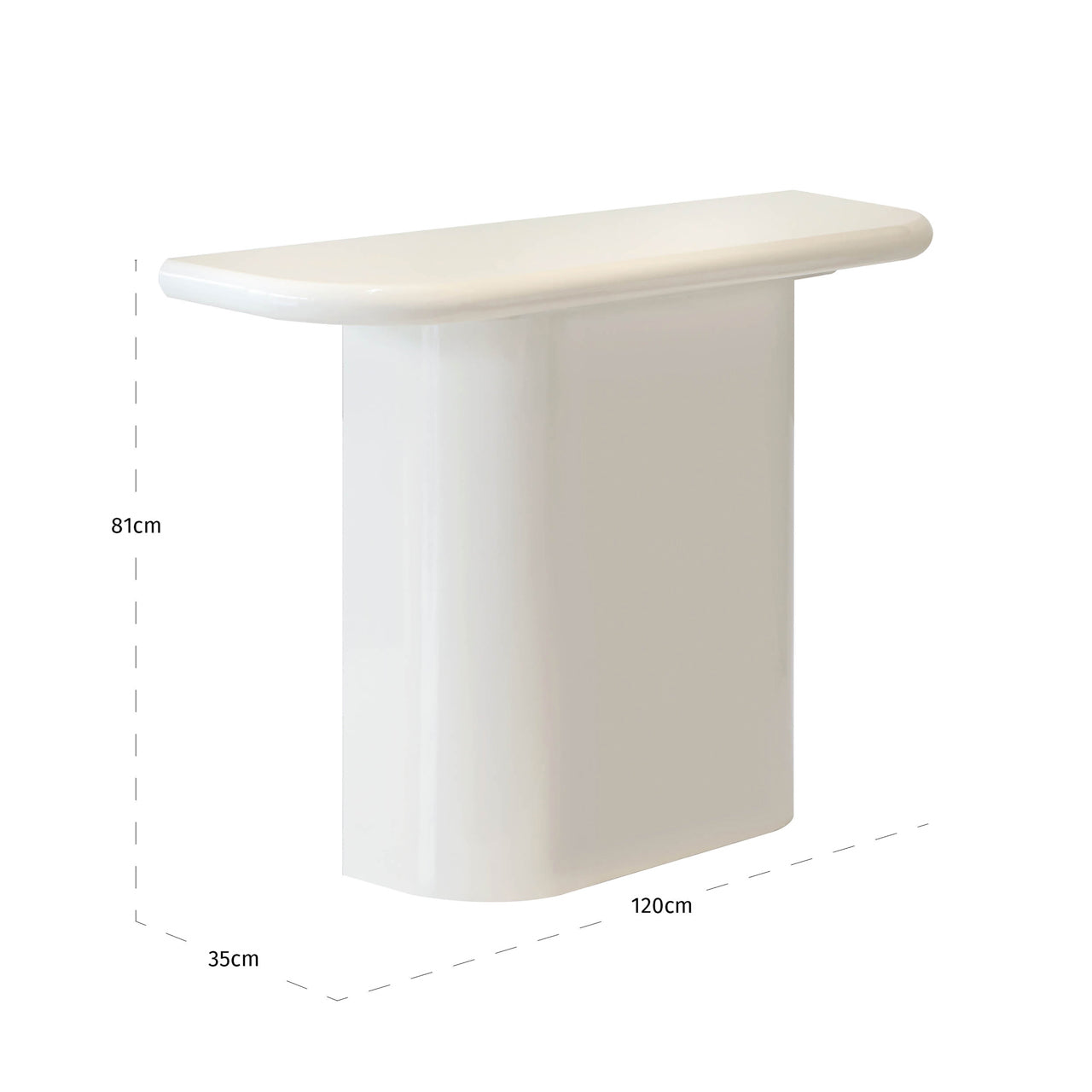 Console Blake coconut milk by Richmond Interiors