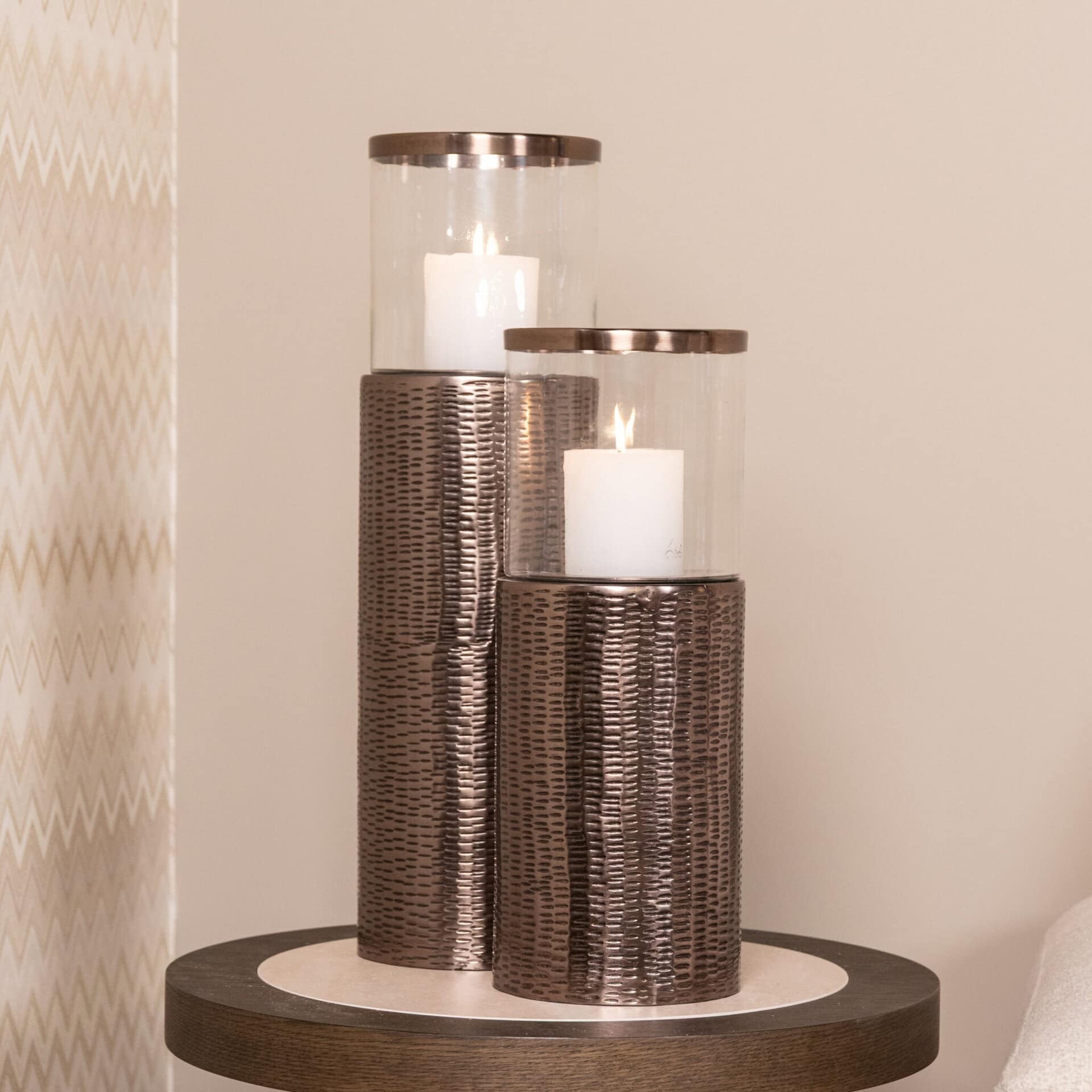 Faylen Bronze Hurricane Light - Large by Richmond Interiors