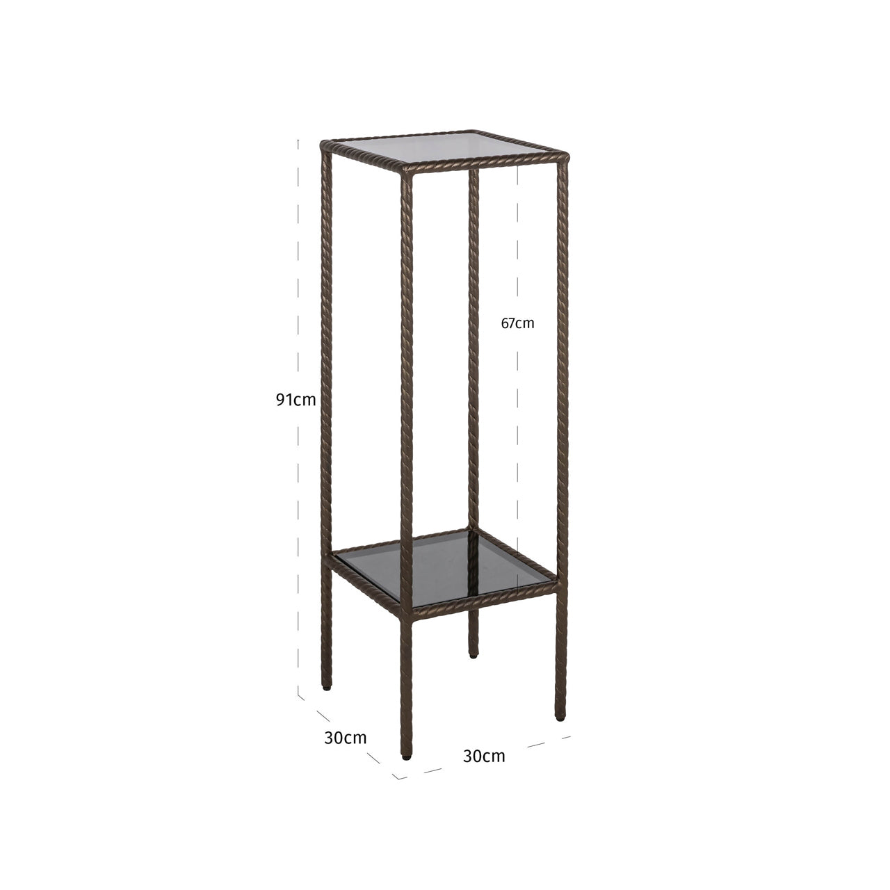 Weston Aged Gold Column by Richmond Interiors