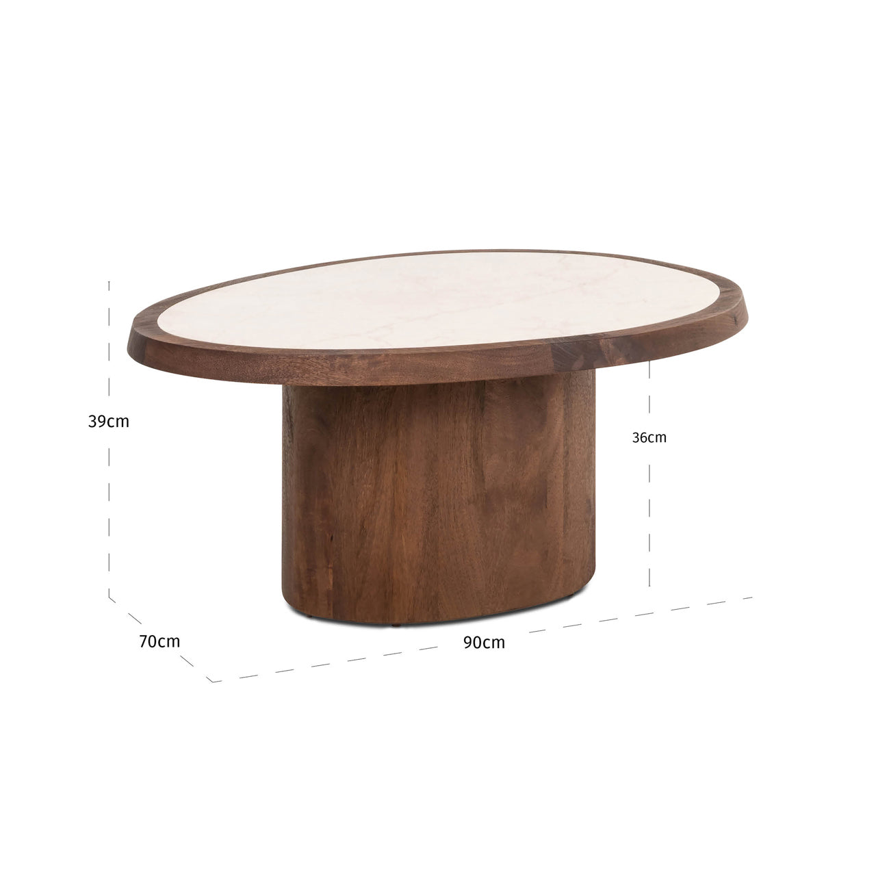 Melrose Spicebrown Coffee Table by Richmond Interiors