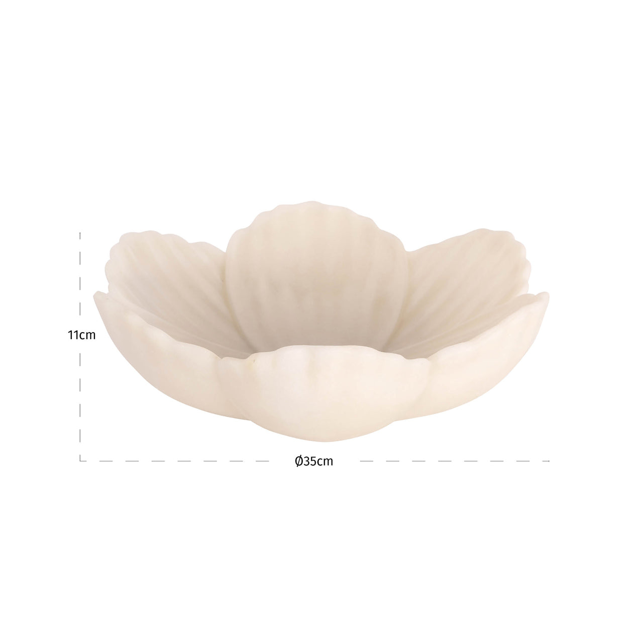 Xena White Bowl - Small by Richmond Interiors