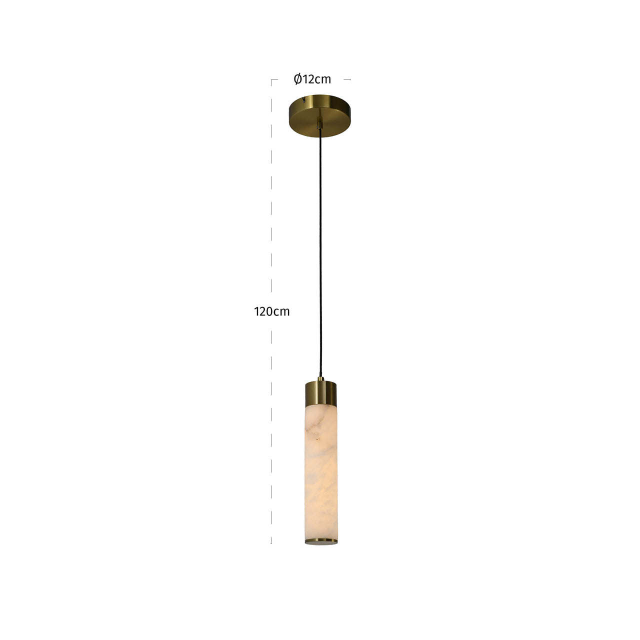 Auralith White Single Pendant Light by Richmond Interiors