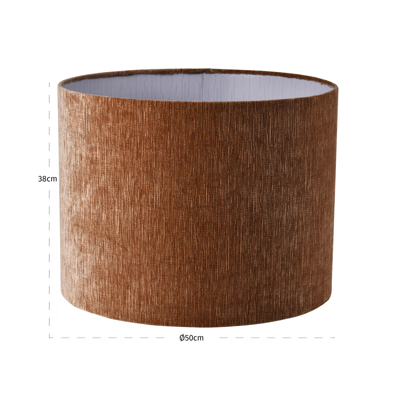 Lampshade Ziba Be straight mocha mousse 50Ø by Richmond Interiors