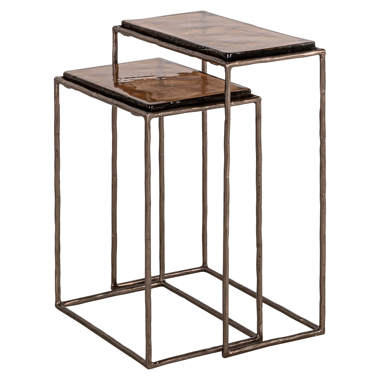 Villano bronze End Table (Set of 2) by Richmond Interiors