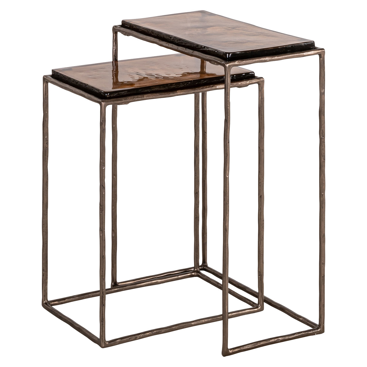 Villano bronze End Table (Set of 2) by Richmond Interiors