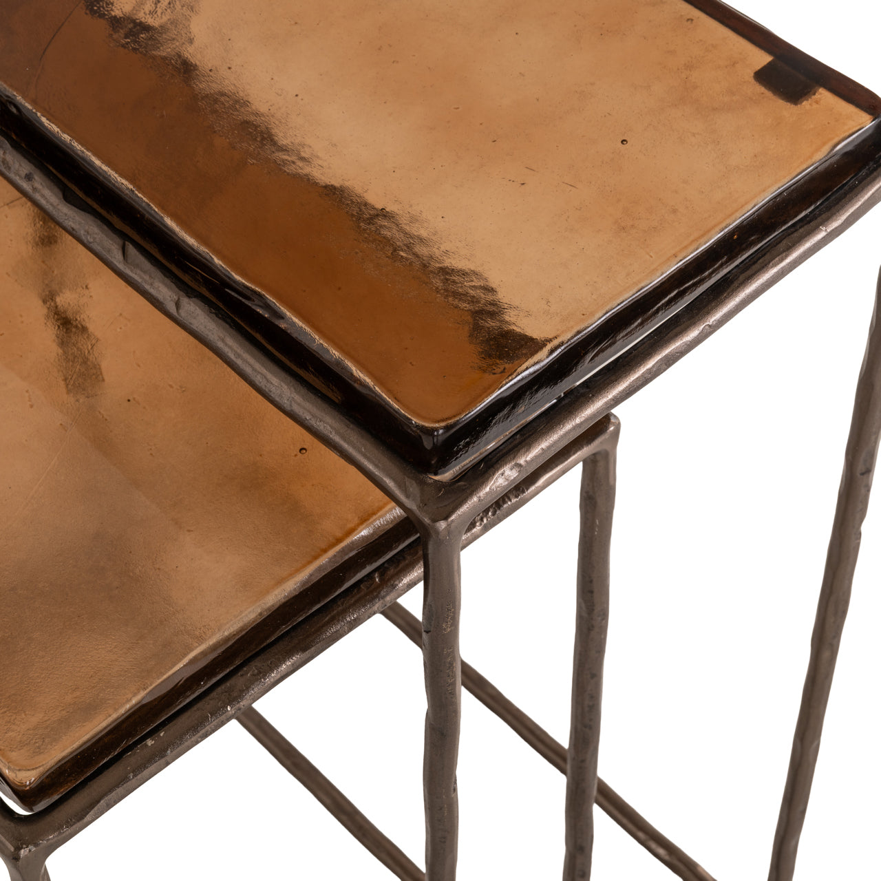 Villano bronze End Table (Set of 2) by Richmond Interiors