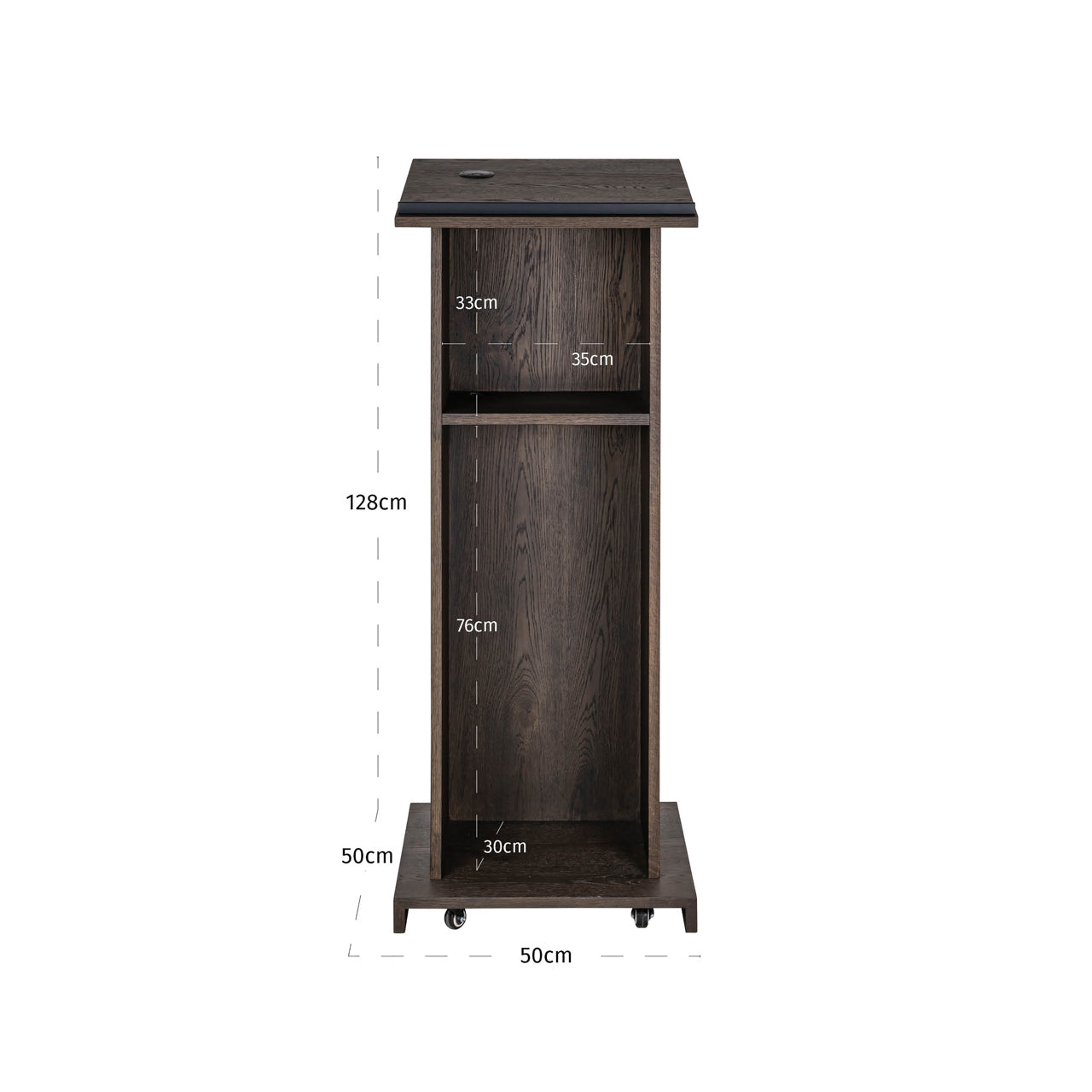 Ritz Brown Oak Veneer Conference Table by Richmond Interiors