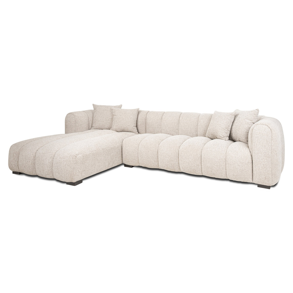 Sofa Novaro natural fancy lounge left by Richmond Interiors