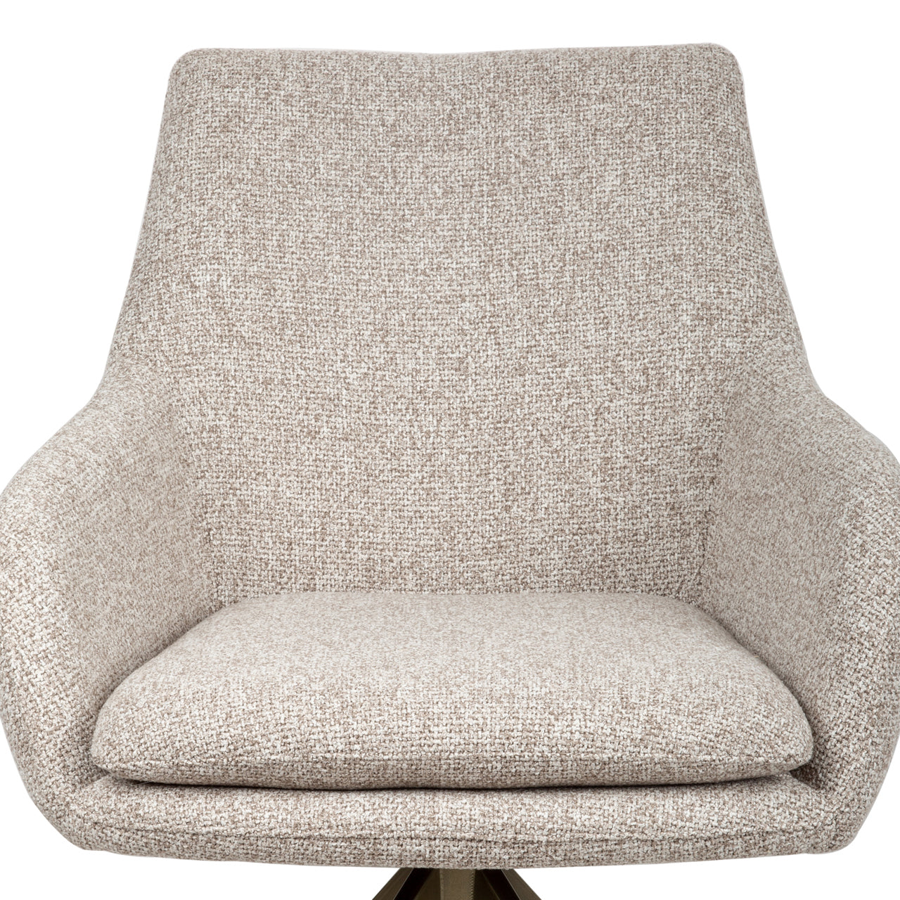 Dining chair Lisonne cayenne brown swivel fire retardant by Richmond Interiors