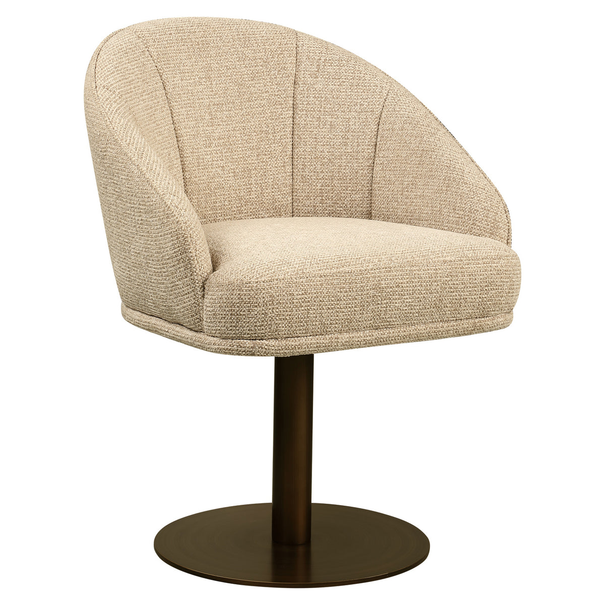 Dining chair Beverly natural fancy swivel by Richmond Interiors