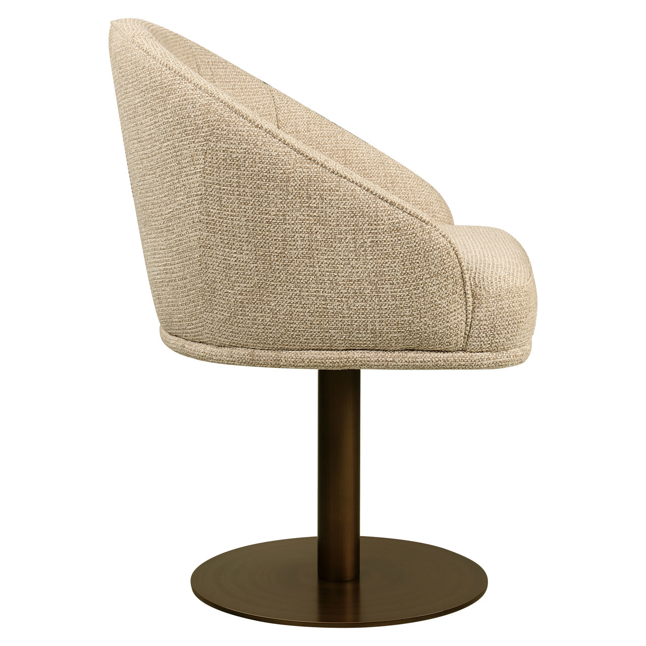 Dining chair Beverly natural fancy swivel by Richmond Interiors