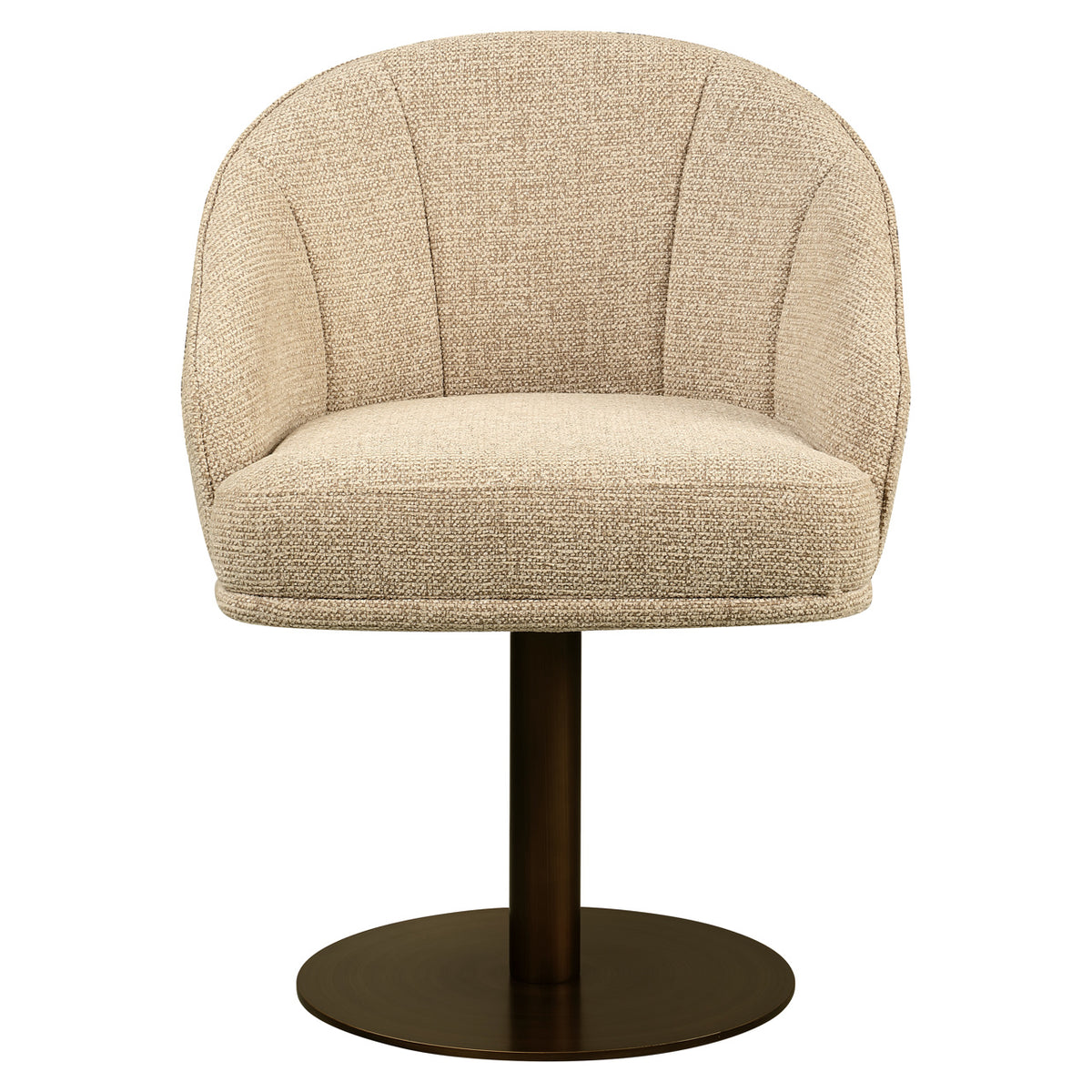 Dining chair Beverly natural fancy swivel by Richmond Interiors