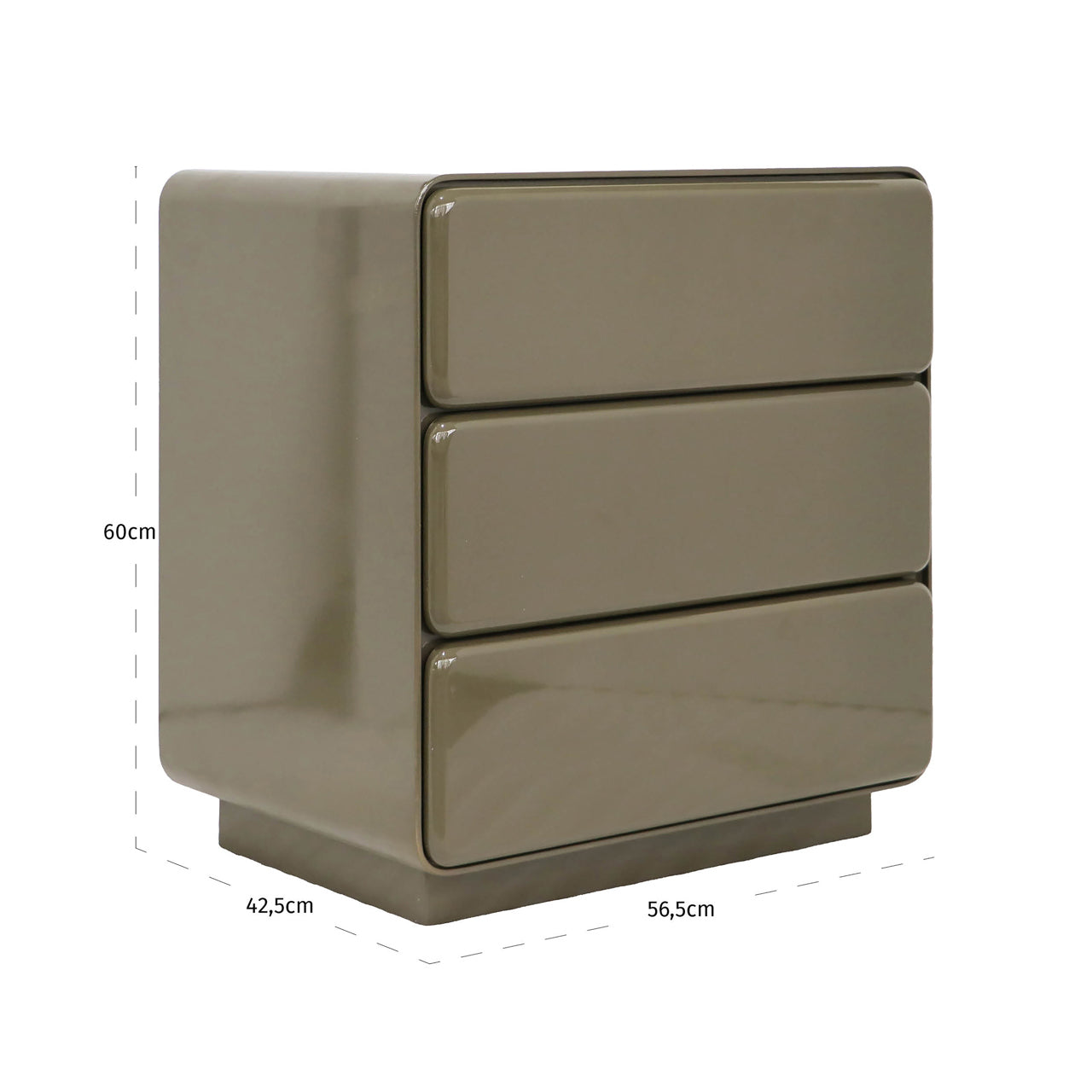 Nightstand Demy Clay green by Richmond Interiors