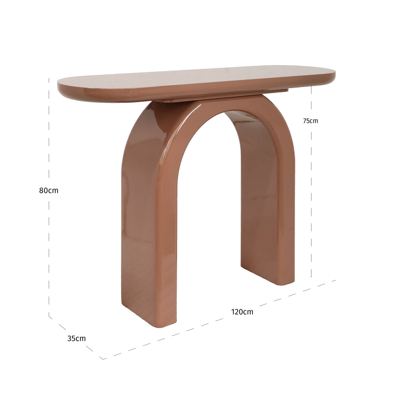 Console Kourtney mocha mousse by Richmond Interiors