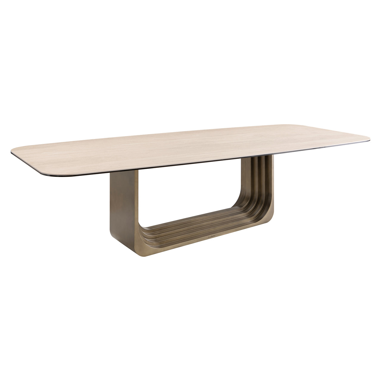 Maxfield Beige Ceramic Dining Table - 300cm by Richmond Interiors