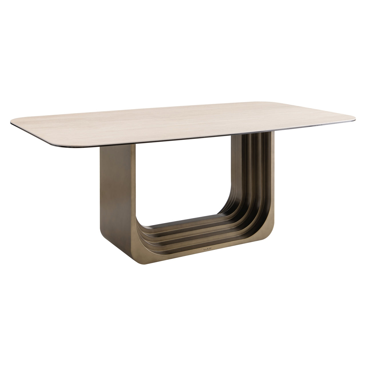 Maxfield Beige Ceramic Dining Table - 230cm by Richmond Interiors