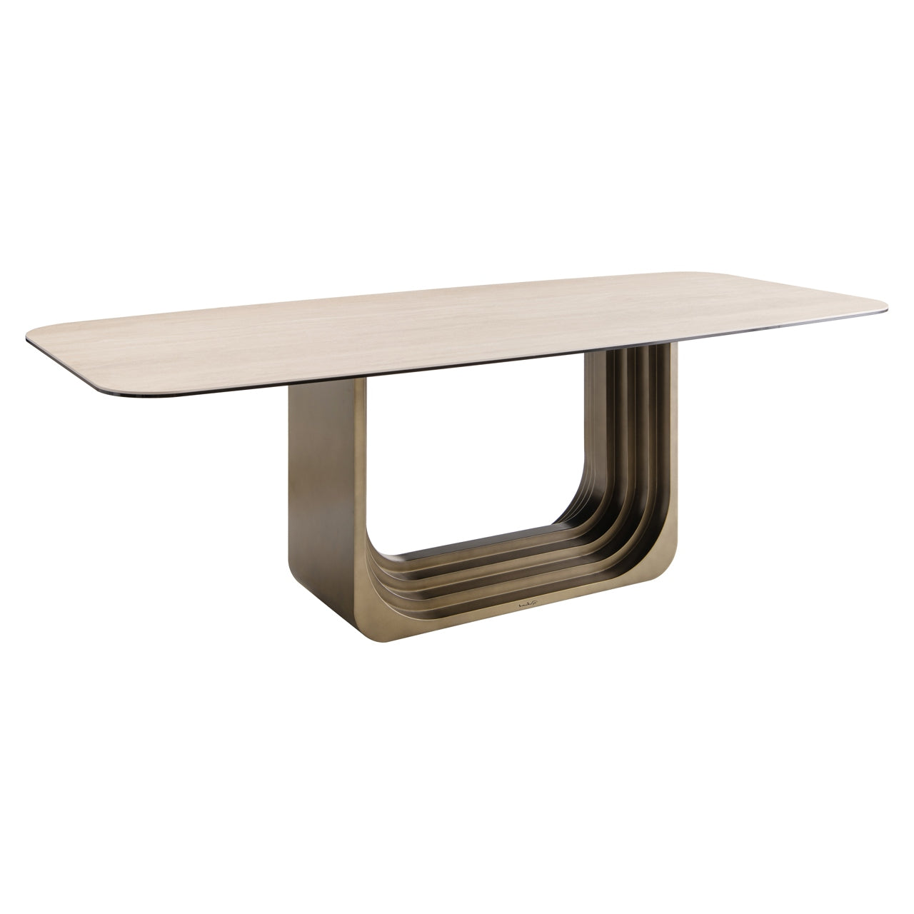 Maxfield Beige Ceramic Dining Table - 200cm by Richmond Interiors